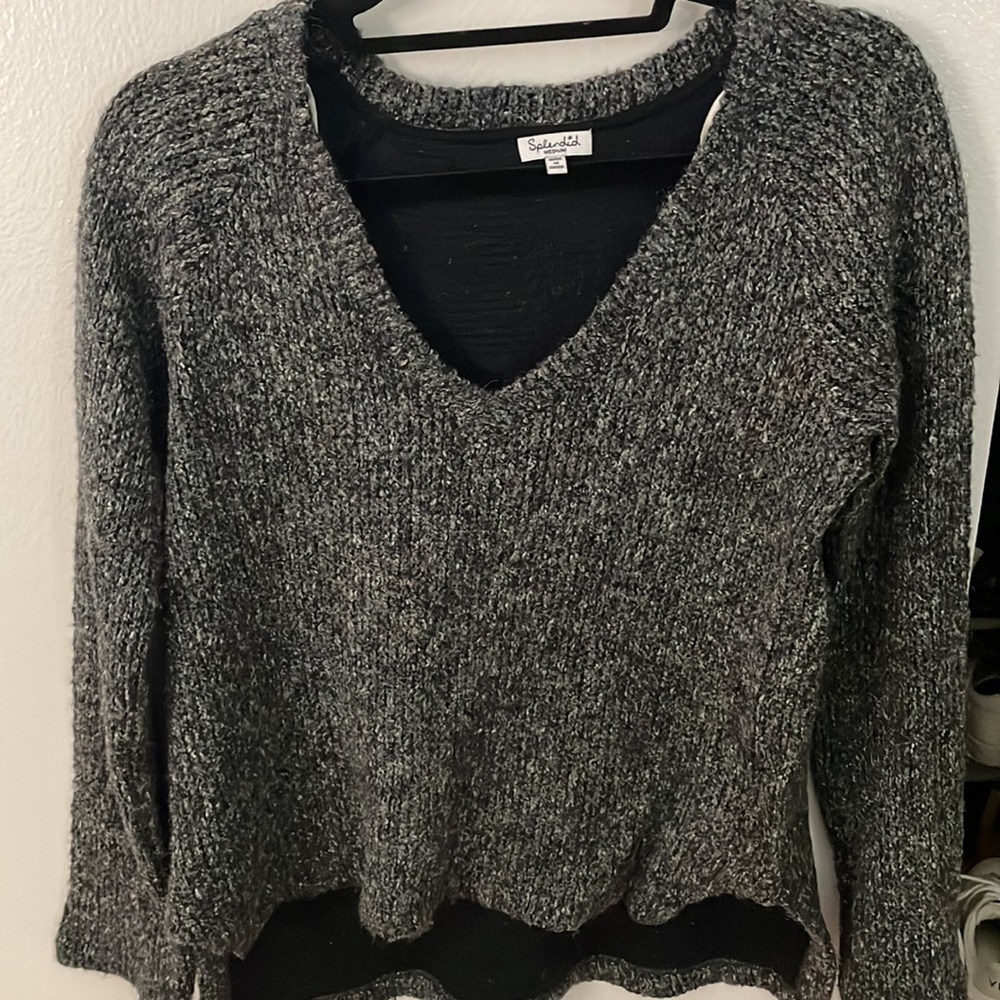 Splendid sweater grey